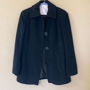 Black Calvin Klein Pea Coat